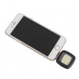 Portable Chargeable LED Flash Light With Adjustable Brightness for Smartphone IOS Android Portable 16 Leds 3.5mm